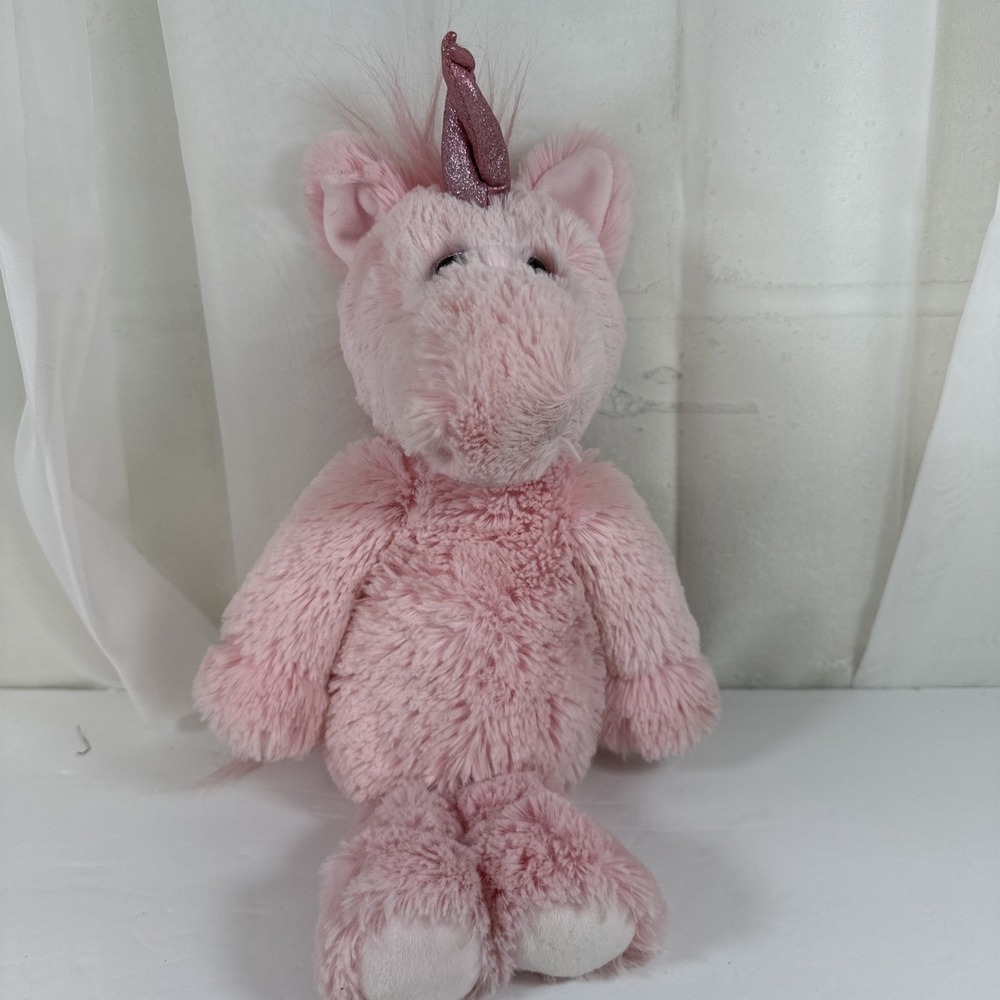 Ty Attic Treasures Pink Unicorn Plush Bean Stuffed Animal Estelle‎